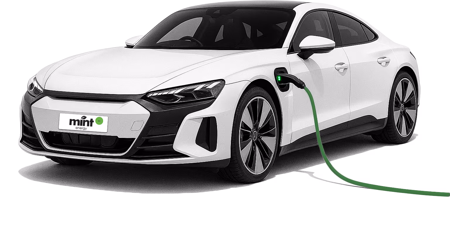 EV Charger Charging an electric car.